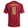 Maillot de Supporter Belgique Carrasco 11 Domicile Euro 2024 Pour Enfant